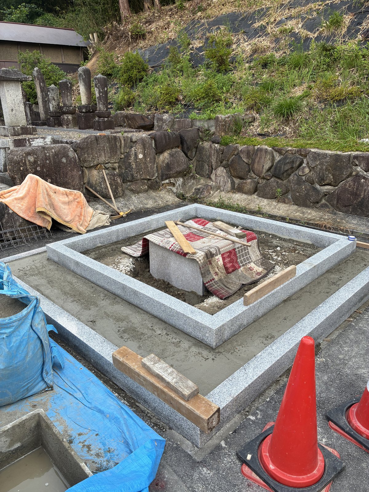 土台の据え付け